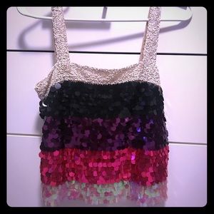 LPA Sequin Halter Top